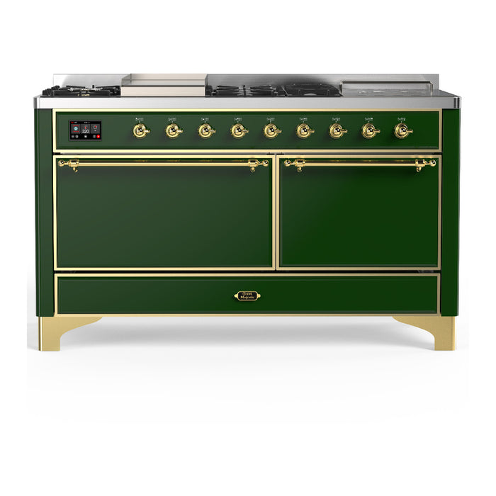ILVE Majestic III 60″ Dual Fuel Range – 7 Burners (UM60FSQNR3)