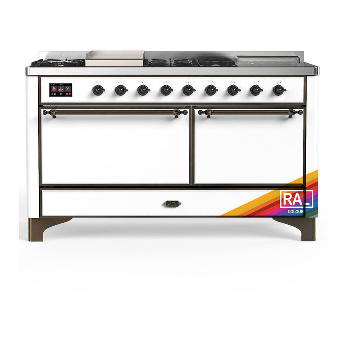 ILVE Majestic III 60″ Dual Fuel Range – 7 Burners (UM60FSQNR3)