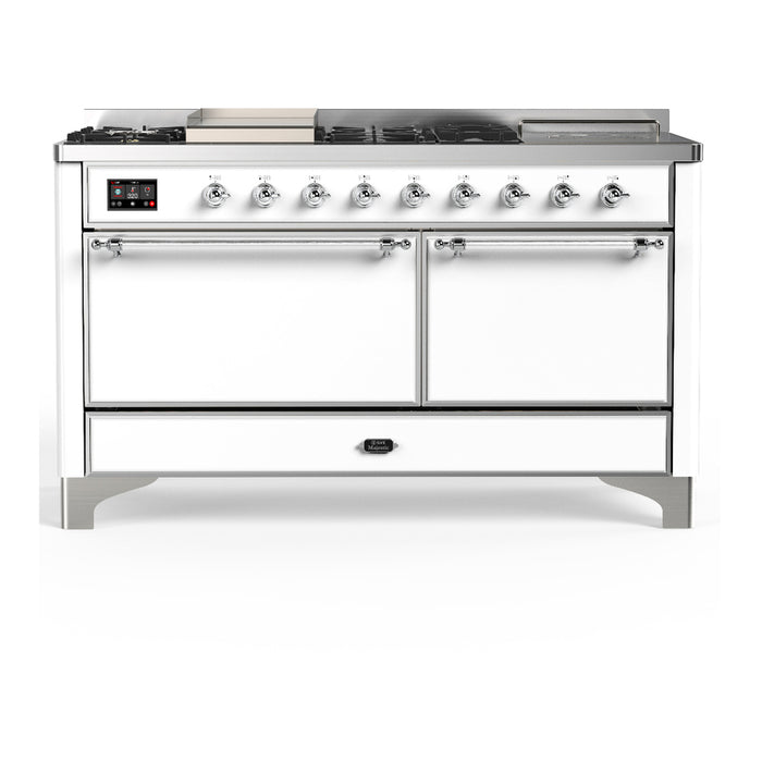 ILVE Majestic III 60″ Dual Fuel Range – 7 Burners (UM60FSQNR3)