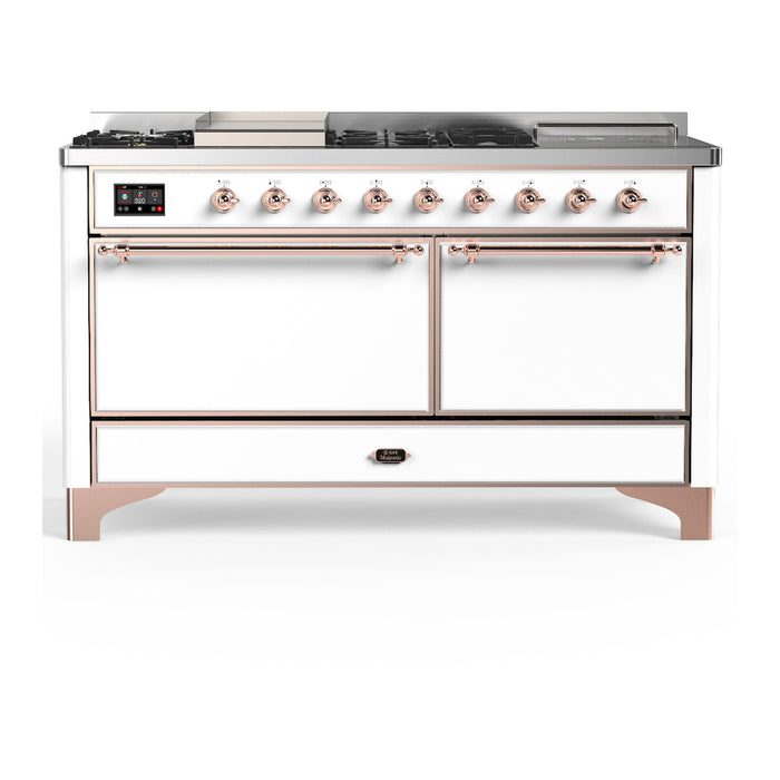 ILVE Majestic III 60″ Dual Fuel Range – 7 Burners (UM60FSQNR3)