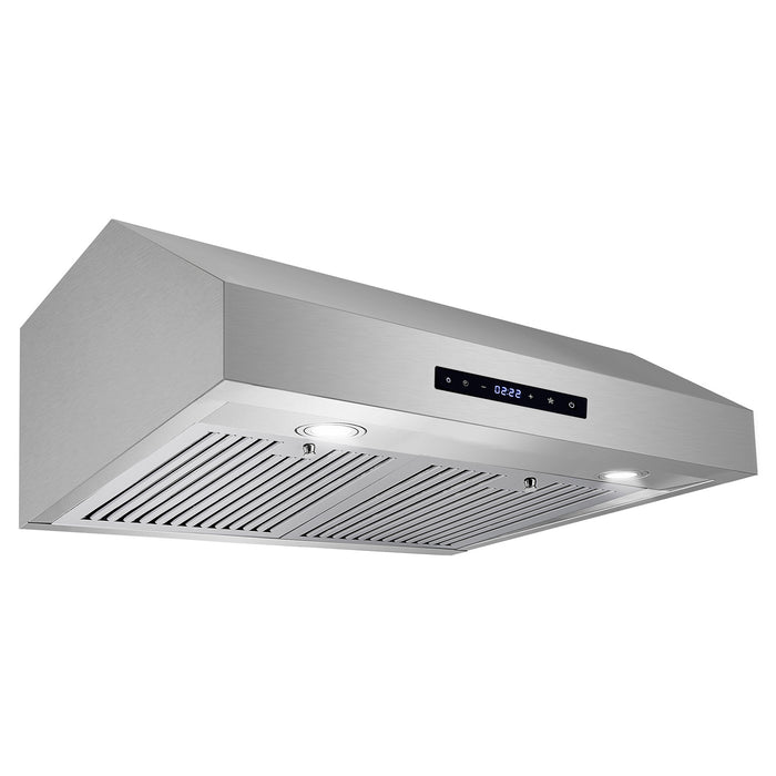 Cosmo 30" Under Cabinet Stainless Steel Range Hood with Digital Touch Controls - UMC30
