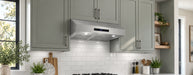 Cosmo 30" Under Cabinet Stainless Steel Range Hood with Digital Touch Controls - UMC30