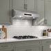 Cosmo 30" Under Cabinet Stainless Steel Range Hood with Digital Touch Controls - UMC30