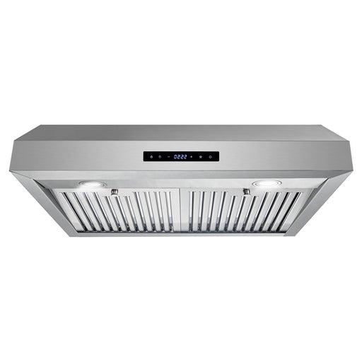 Cosmo 30" Under Cabinet Stainless Steel Range Hood with Digital Touch Controls - UMC30