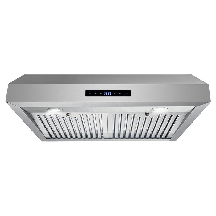 Cosmo 30" Under Cabinet Stainless Steel Range Hood with Digital Touch Controls - UMC30