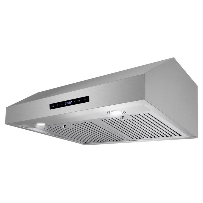 Cosmo 30" Under Cabinet Stainless Steel Range Hood with Digital Touch Controls - UMC30