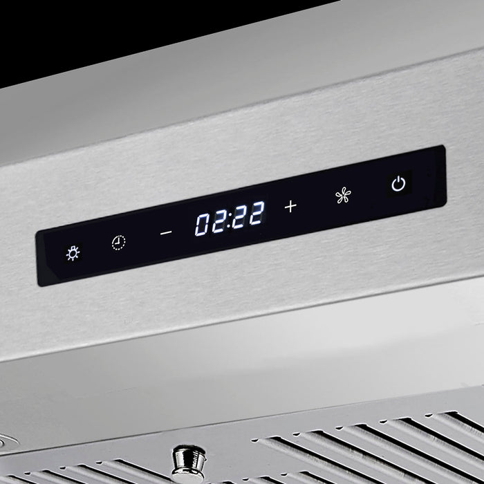 Cosmo 30" Under Cabinet Stainless Steel Range Hood with Digital Touch Controls - UMC30