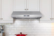 Cosmo 36 in. Under Cabinet Range Hood with Digital Touch Controls, 3-Speed Fan, LED Lights and Permanent Filters in Stainless Steel - UMC36