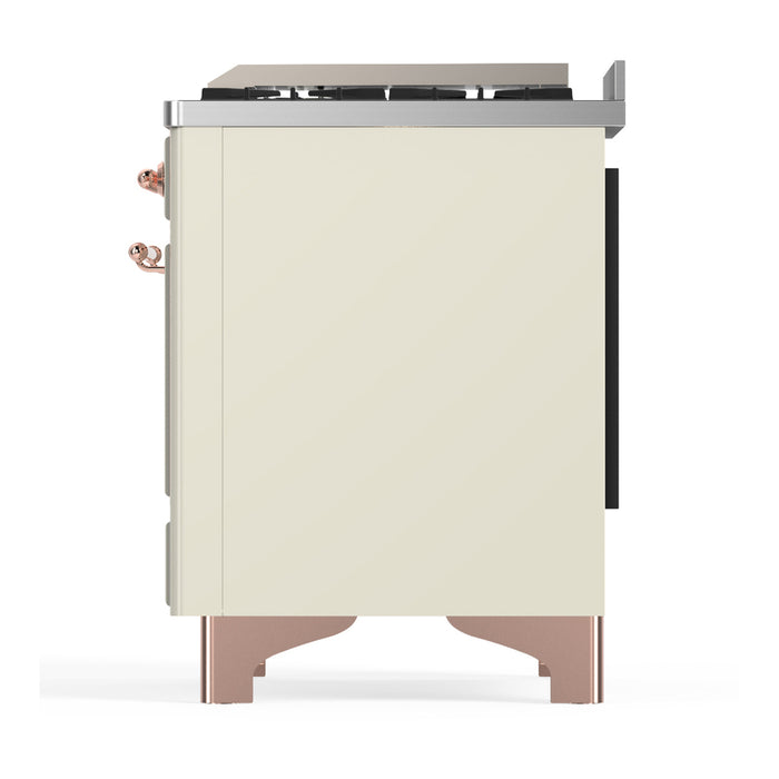 ILVE Majestic III 40" Dual Fuel Range 6 Burners Griddle (UMD40FQNR3)