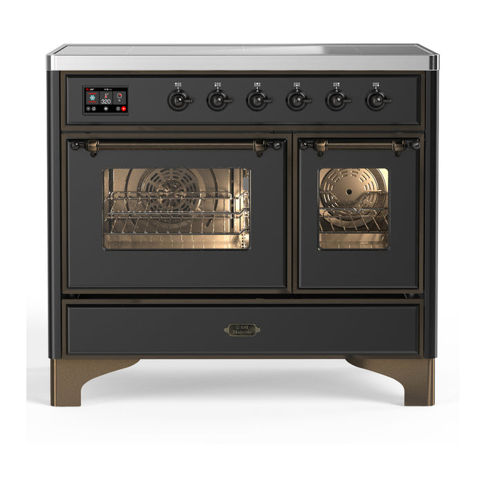 ILVE Majestic III 40" Induction Range Double Oven (UMDIB40NR3)