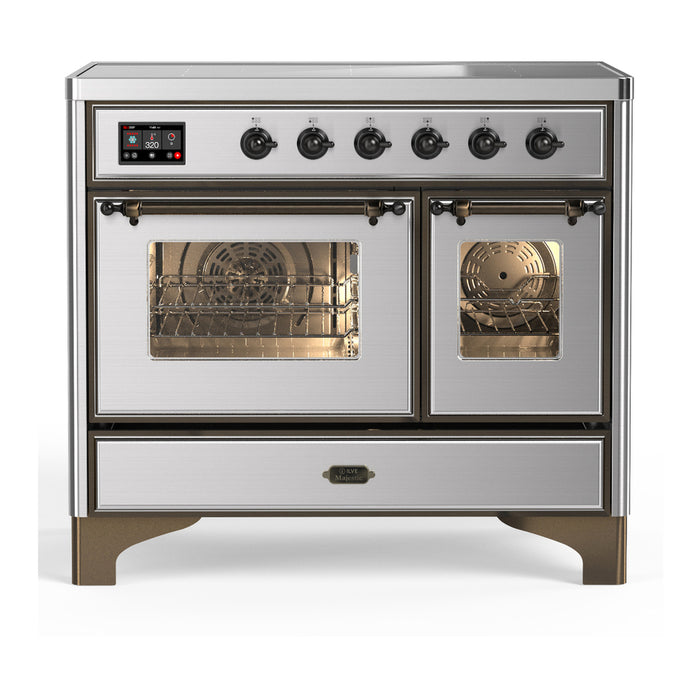 ILVE Majestic III 40" Induction Range Double Oven (UMDIB40NR3)