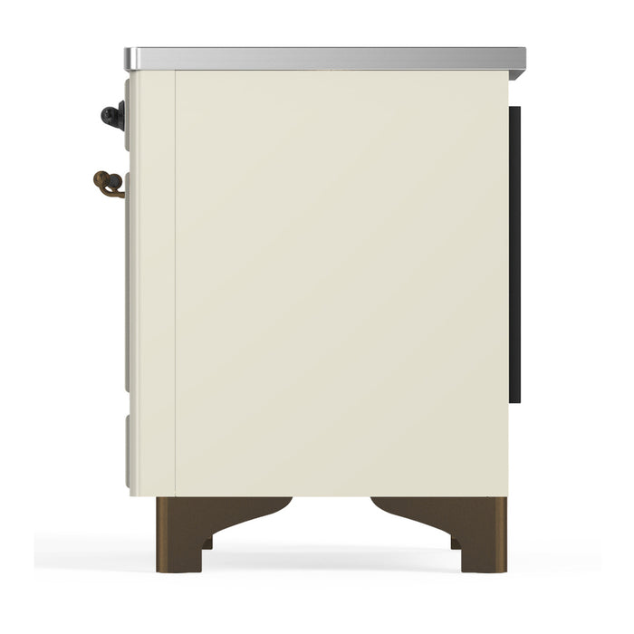 ILVE Majestic III 40" Induction Range 6 Elements, Solid Door (UMDIB40QNR3)