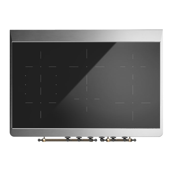 ILVE Majestic III 40" Induction Range 6 Elements, Solid Door (UMDIB40QNR3)