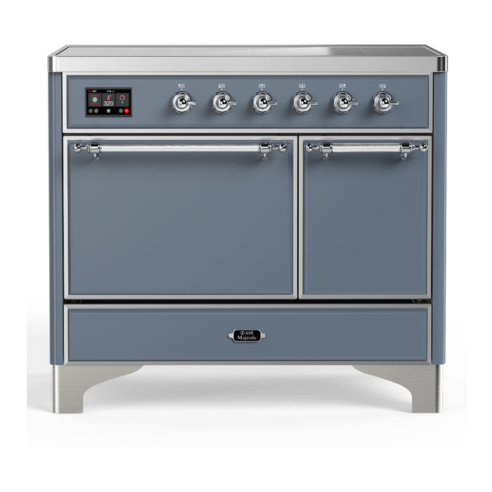 ILVE Majestic III 40" Induction Range 6 Elements, Solid Door (UMDIB40QNR3)