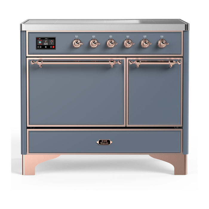 ILVE Majestic III 40" Induction Range 6 Elements, Solid Door (UMDIB40QNR3)