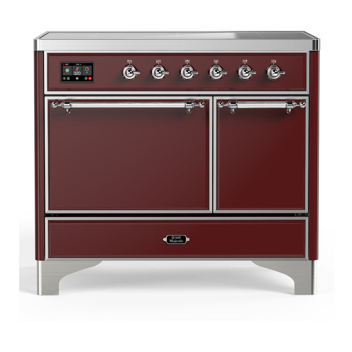 ILVE Majestic III 40" Induction Range 6 Elements, Solid Door (UMDIB40QNR3)