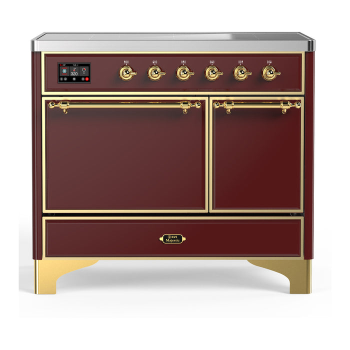 ILVE Majestic III 40" Induction Range 6 Elements, Solid Door (UMDIB40QNR3)