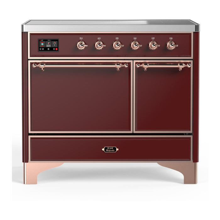 ILVE Majestic III 40" Induction Range 6 Elements, Solid Door (UMDIB40QNR3)