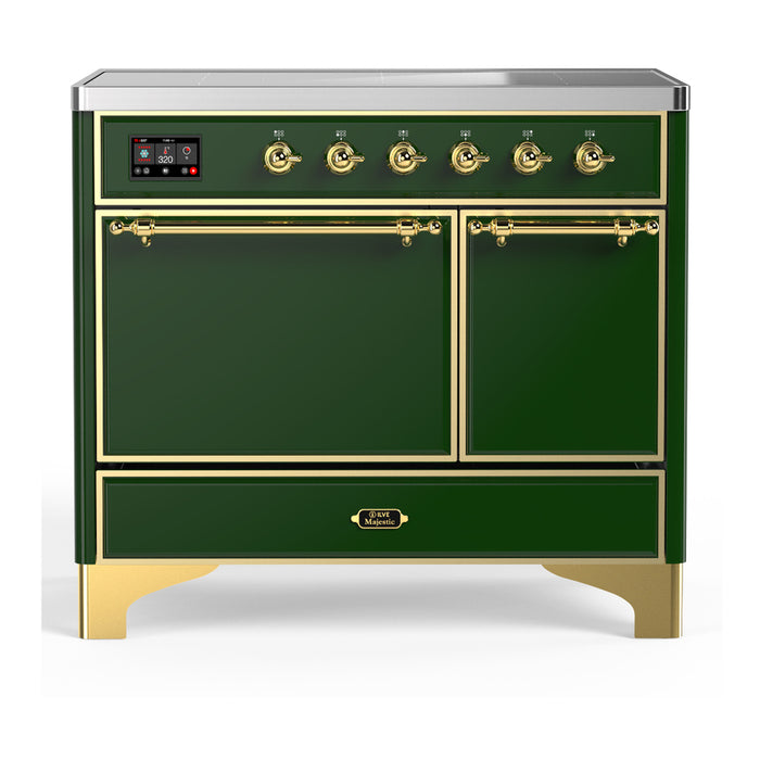 ILVE Majestic III 40" Induction Range 6 Elements, Solid Door (UMDIB40QNR3)