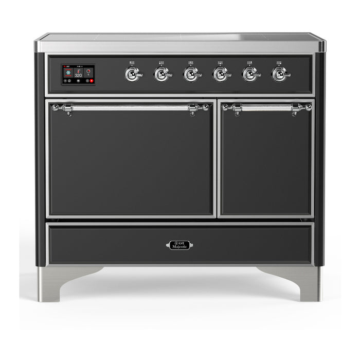 ILVE Majestic III 40" Induction Range 6 Elements, Solid Door (UMDIB40QNR3)