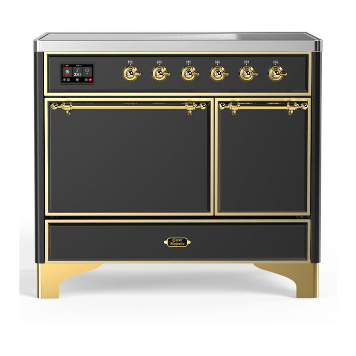 ILVE Majestic III 40" Induction Range 6 Elements, Solid Door (UMDIB40QNR3)