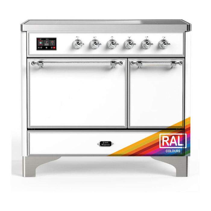 ILVE Majestic III 40" Induction Range 6 Elements, Solid Door (UMDIB40QNR3)