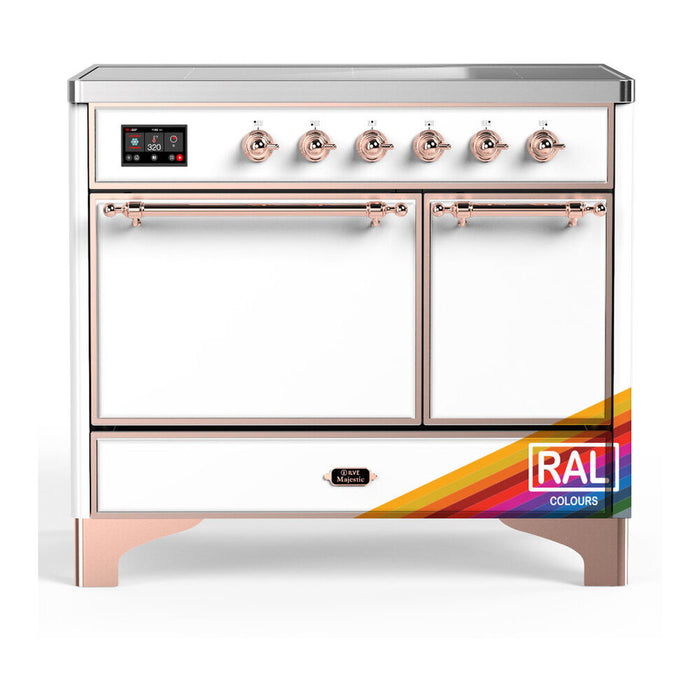 ILVE Majestic III 40" Induction Range 6 Elements, Solid Door (UMDIB40QNR3)