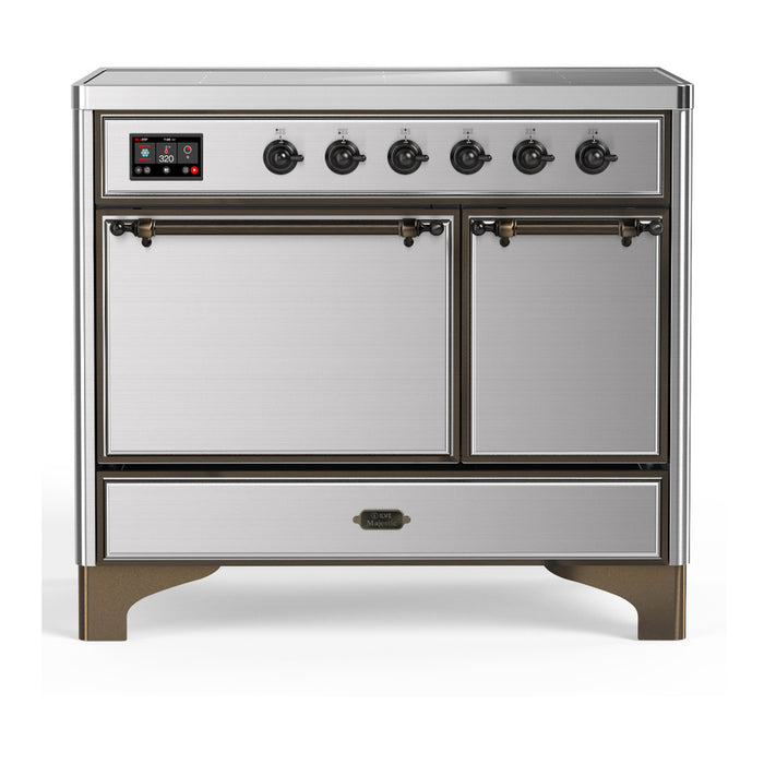 ILVE Majestic III 40" Induction Range 6 Elements, Solid Door (UMDIB40QNR3)