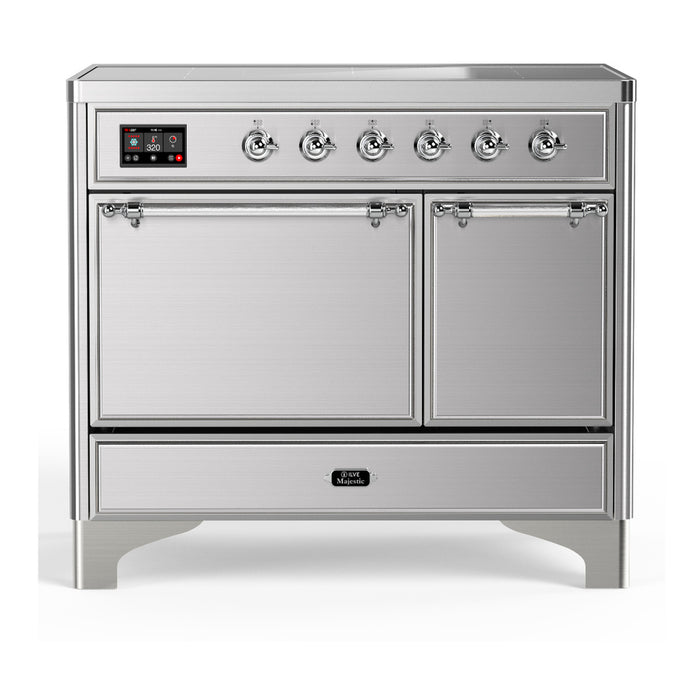ILVE Majestic III 40" Induction Range 6 Elements, Solid Door (UMDIB40QNR3)