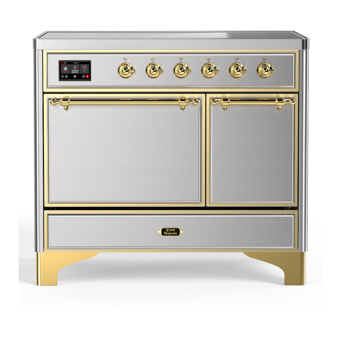 ILVE Majestic III 40" Induction Range 6 Elements, Solid Door (UMDIB40QNR3)
