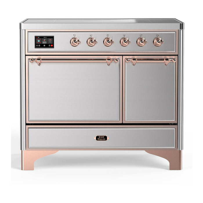 ILVE Majestic III 40" Induction Range 6 Elements, Solid Door (UMDIB40QNR3)