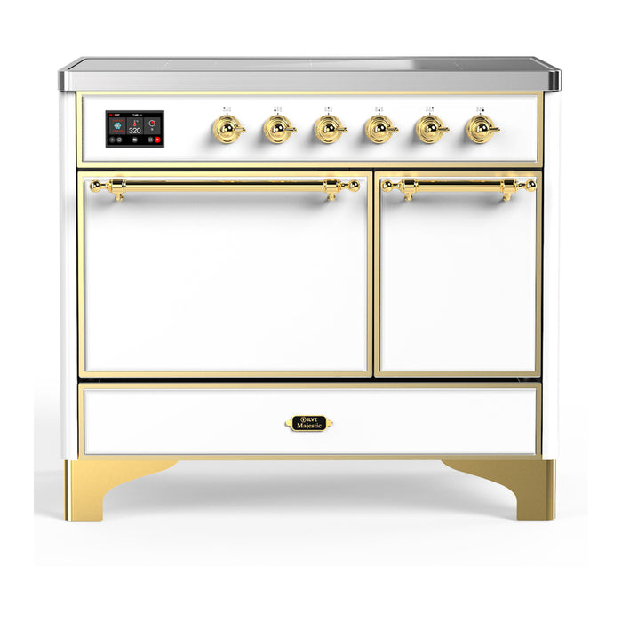 ILVE Majestic III 40" Induction Range 6 Elements, Solid Door (UMDIB40QNR3)