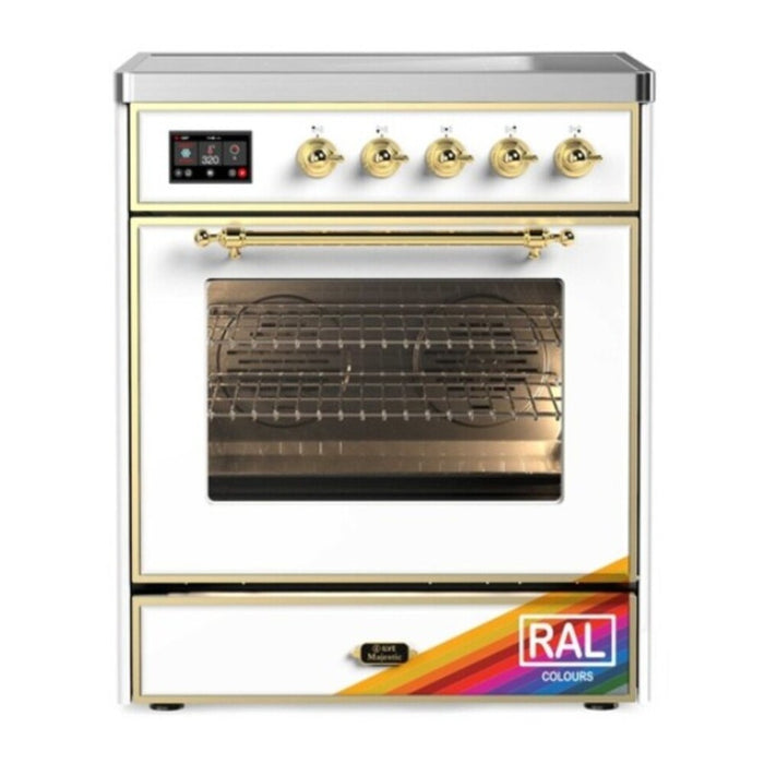ILVE Majestic III 30″ Induction Range – 4 Elements, Triple Glass Door (UMIB30NR3)