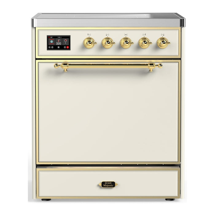 ILVE Majestic III 30" Induction Range – 4 Elements, Solid Door (UMIB30QNR3)