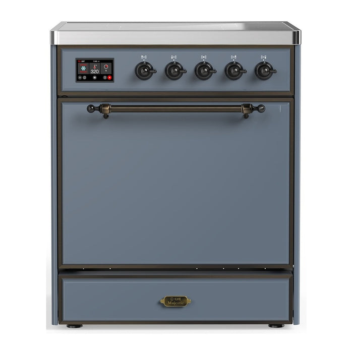 ILVE Majestic III 30" Induction Range – 4 Elements, Solid Door (UMIB30QNR3)