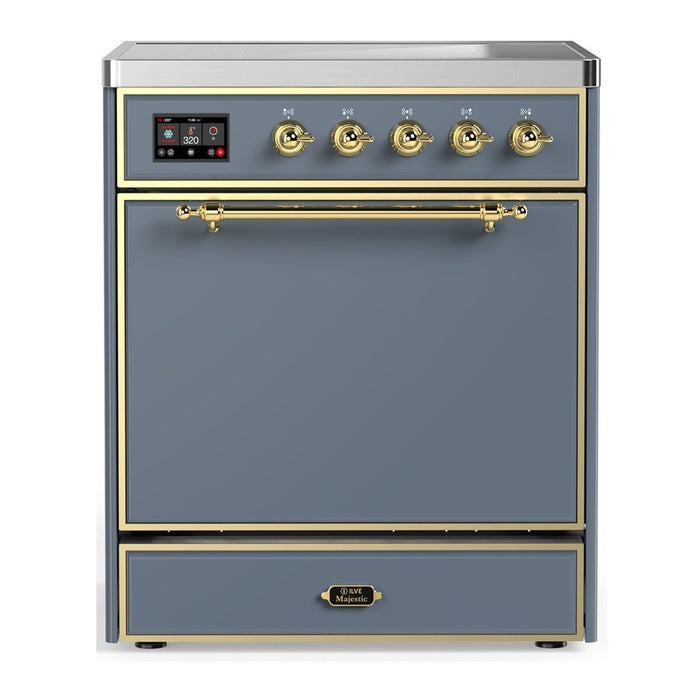 ILVE Majestic III 30" Induction Range – 4 Elements, Solid Door (UMIB30QNR3)