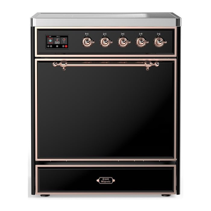 ILVE Majestic III 30" Induction Range – 4 Elements, Solid Door (UMIB30QNR3)