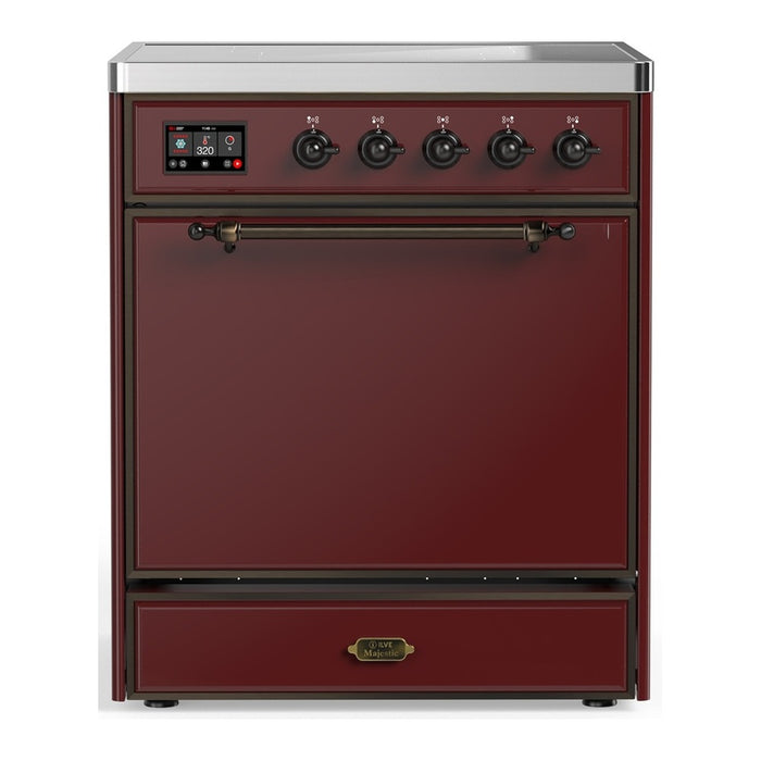 ILVE Majestic III 30" Induction Range – 4 Elements, Solid Door (UMIB30QNR3)