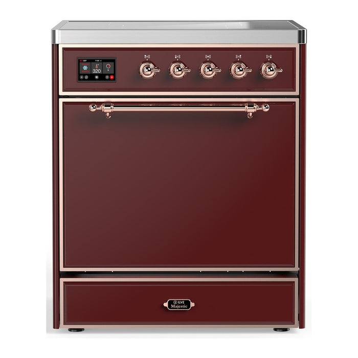 ILVE Majestic III 30" Induction Range – 4 Elements, Solid Door (UMIB30QNR3)