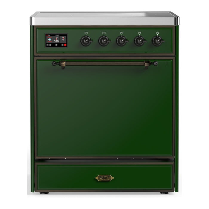 ILVE Majestic III 30" Induction Range – 4 Elements, Solid Door (UMIB30QNR3)
