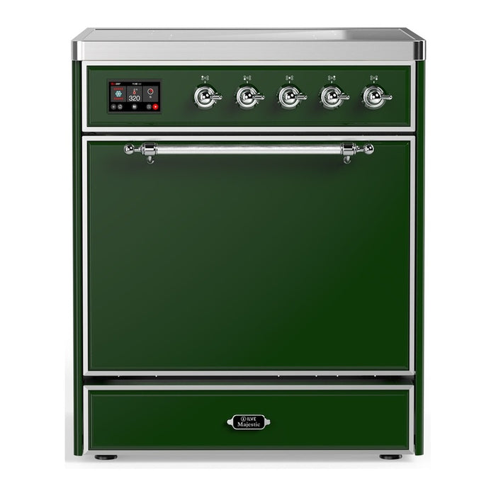 ILVE Majestic III 30" Induction Range – 4 Elements, Solid Door (UMIB30QNR3)
