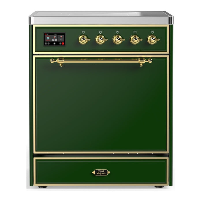 ILVE Majestic III 30" Induction Range – 4 Elements, Solid Door (UMIB30QNR3)