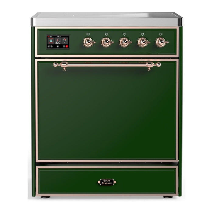 ILVE Majestic III 30" Induction Range – 4 Elements, Solid Door (UMIB30QNR3)