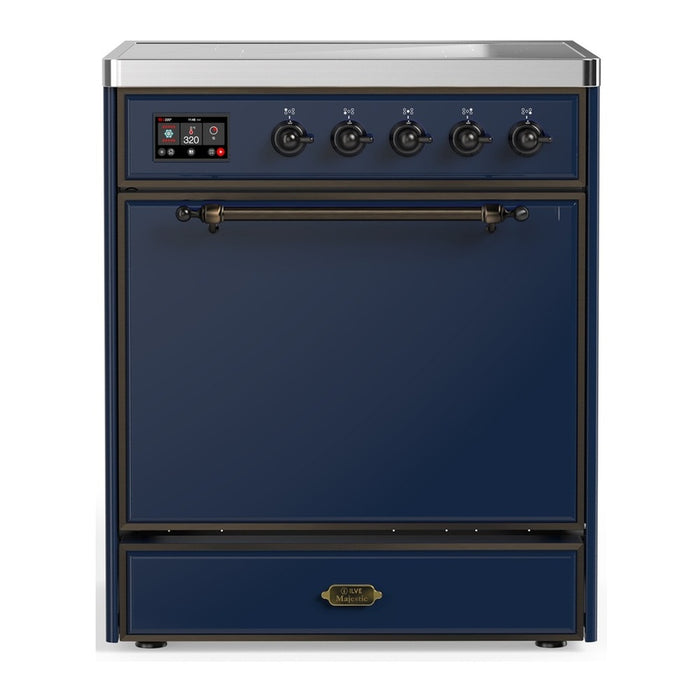 ILVE Majestic III 30" Induction Range – 4 Elements, Solid Door (UMIB30QNR3)