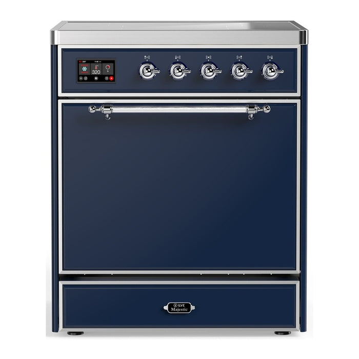 ILVE Majestic III 30" Induction Range – 4 Elements, Solid Door (UMIB30QNR3)