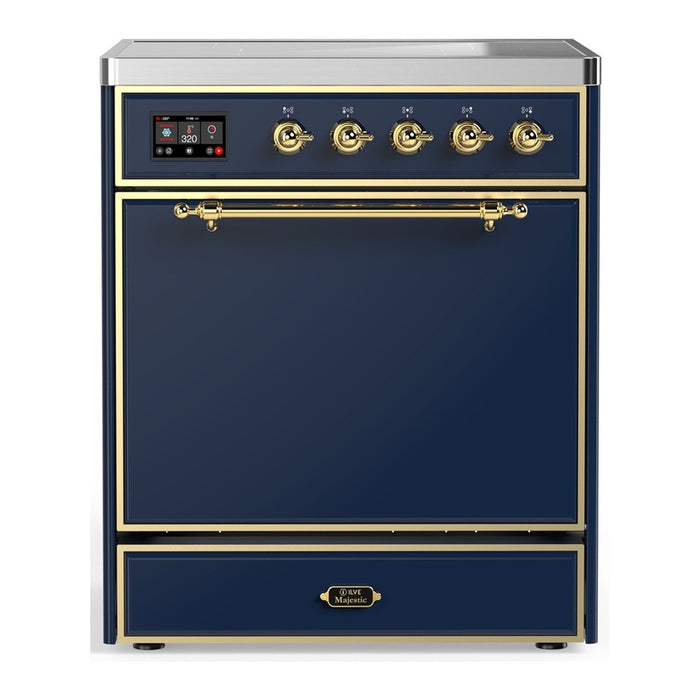 ILVE Majestic III 30" Induction Range – 4 Elements, Solid Door (UMIB30QNR3)