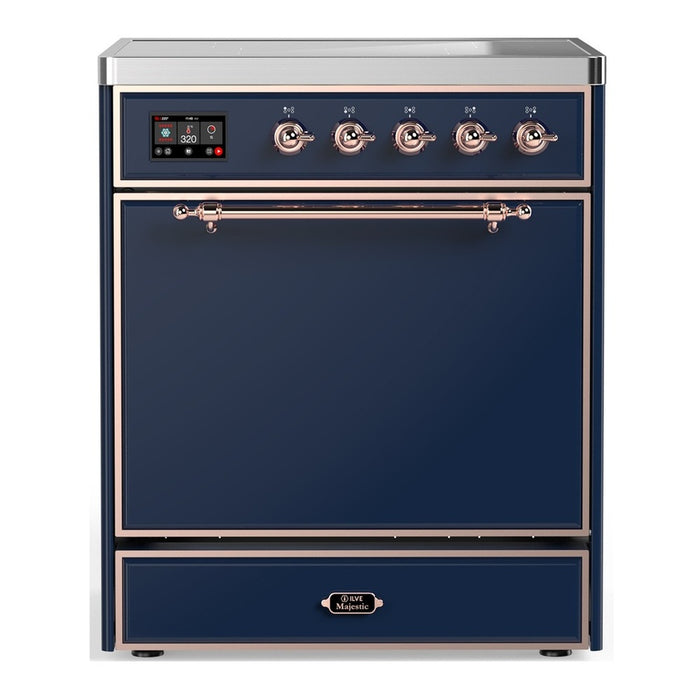 ILVE Majestic III 30" Induction Range – 4 Elements, Solid Door (UMIB30QNR3)