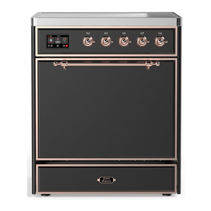 ILVE Majestic III 30" Induction Range – 4 Elements, Solid Door (UMIB30QNR3)