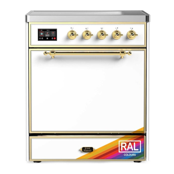 ILVE Majestic III 30" Induction Range – 4 Elements, Solid Door (UMIB30QNR3)