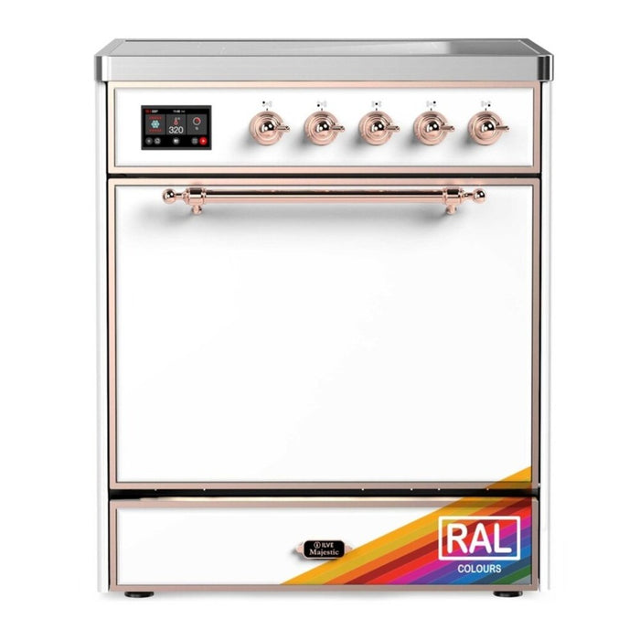 ILVE Majestic III 30" Induction Range – 4 Elements, Solid Door (UMIB30QNR3)